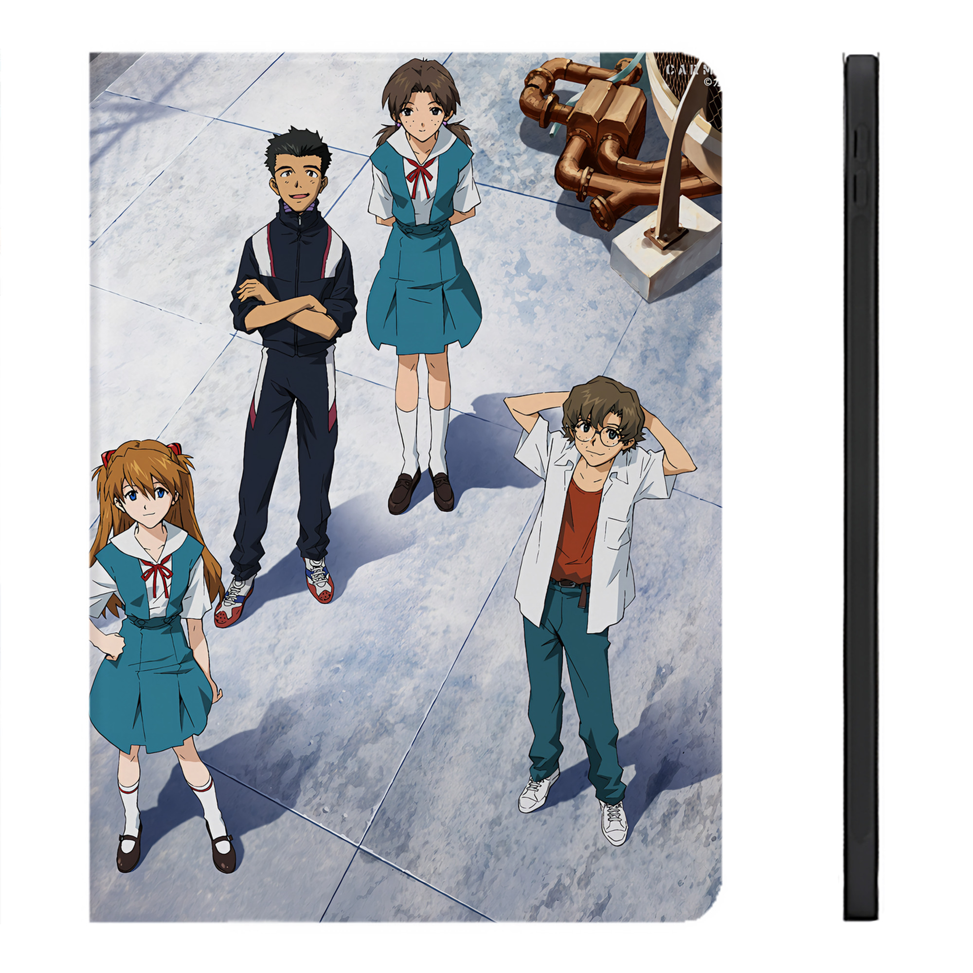 （画像用） EVA 新世紀エヴァンゲリオン IPadケース ペンホルダー付き ブックスタイルデザイン
